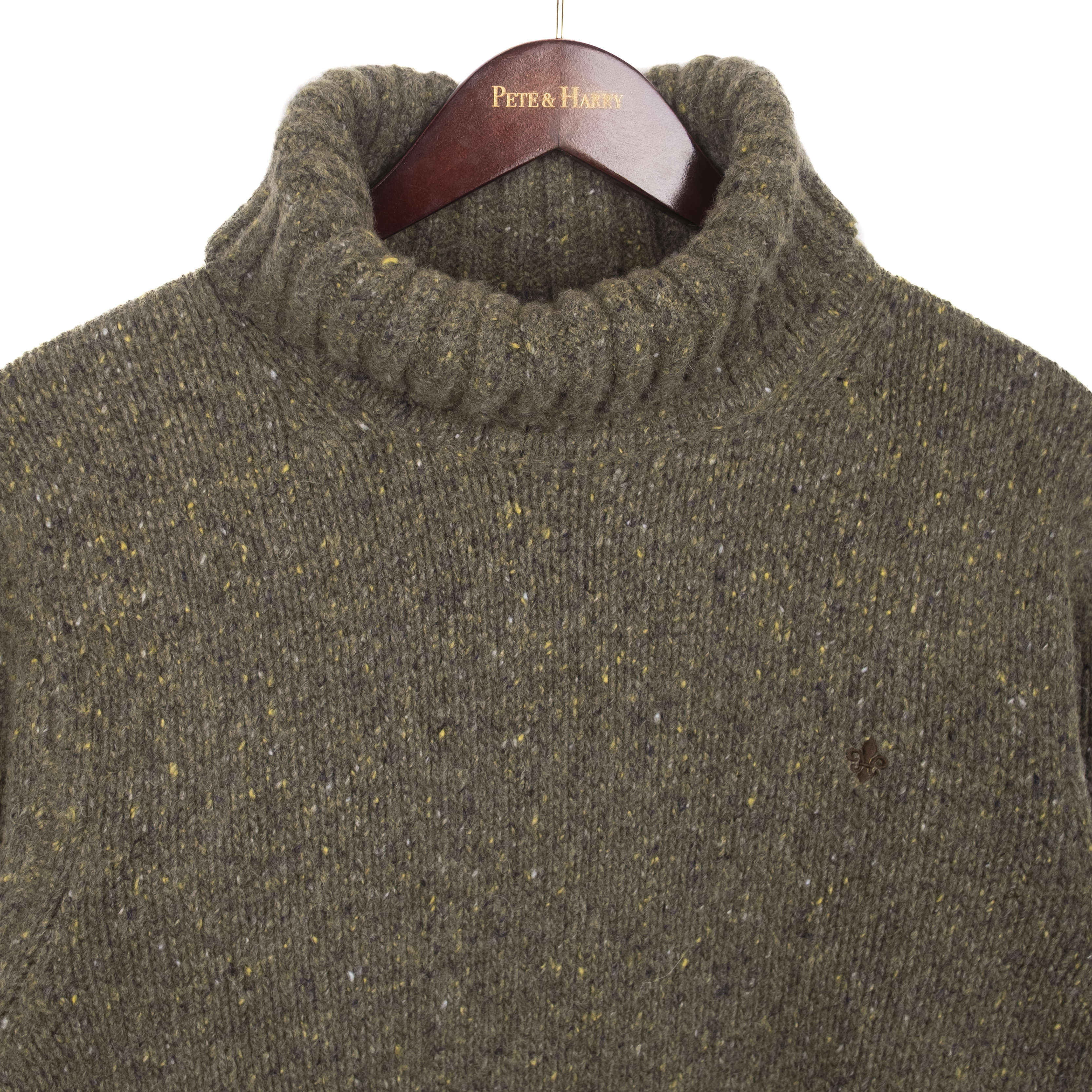 Green Chunky Turtleneck