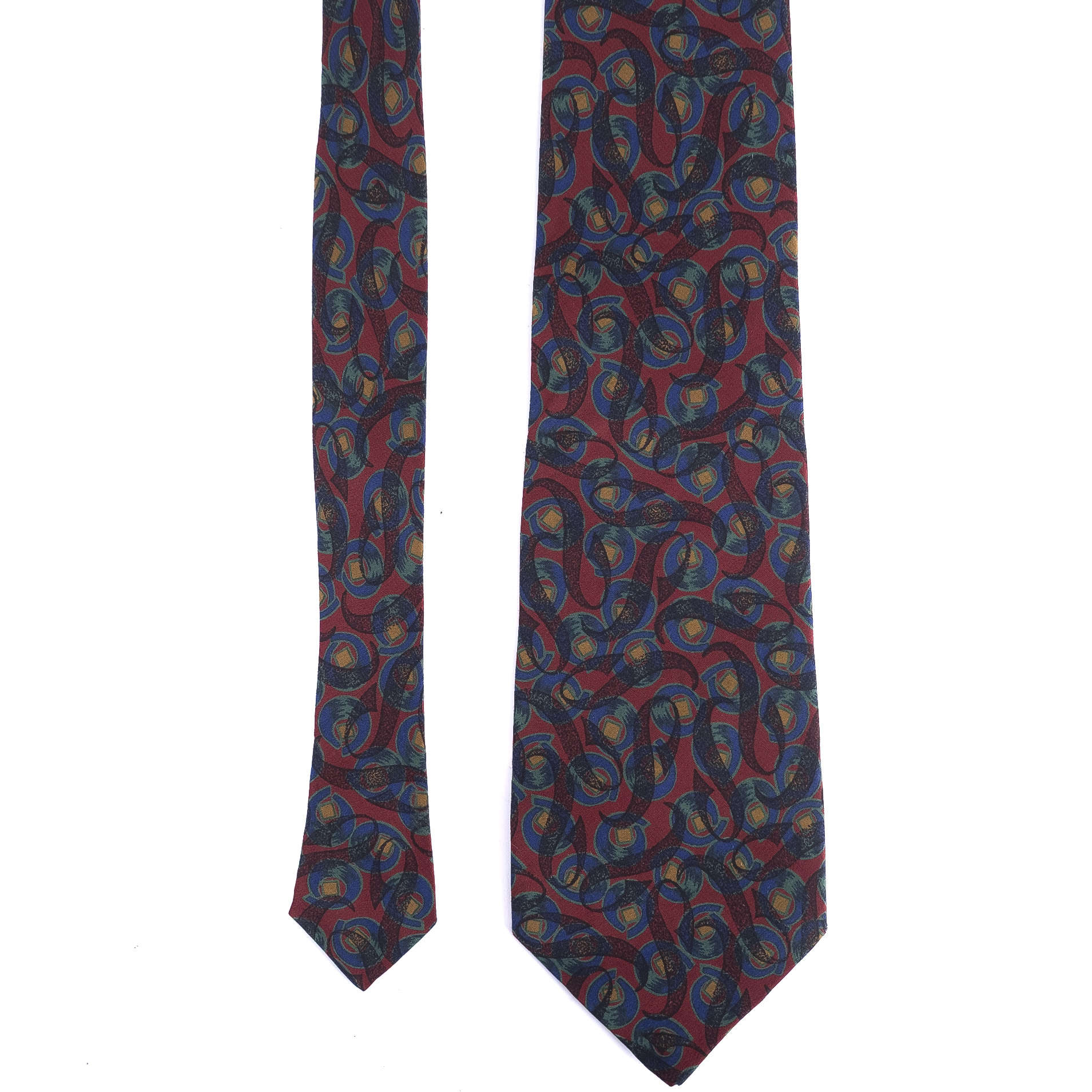 Red Patterned Tie