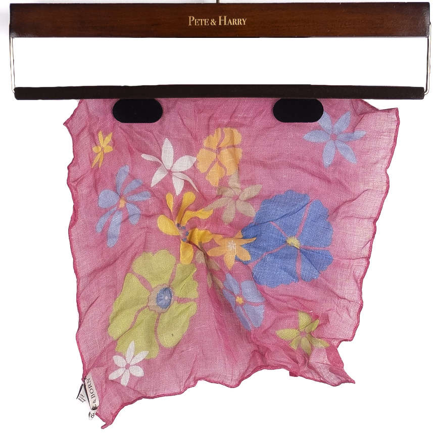 Pink Floral Pocket Square