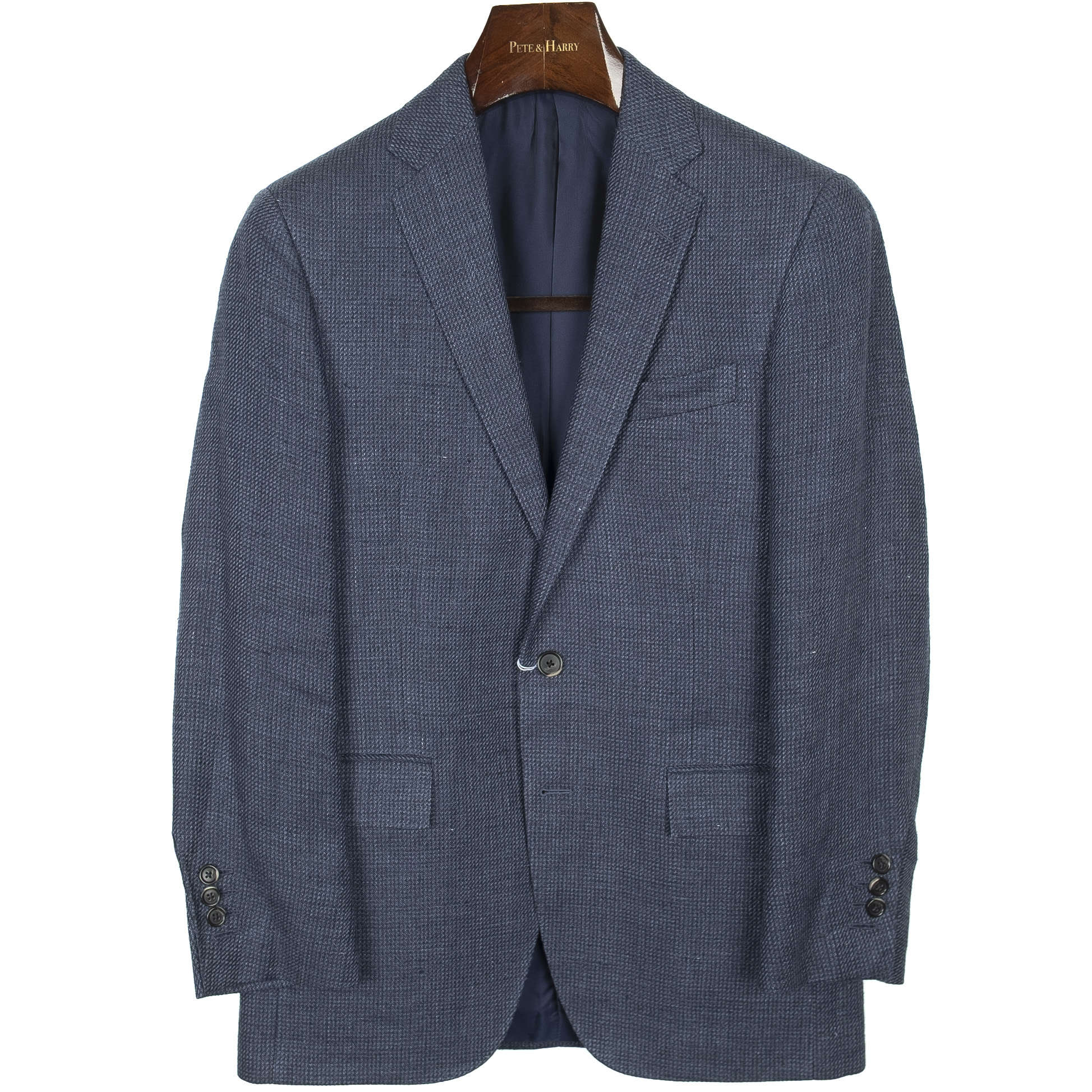Woven Navy Sport Coat
