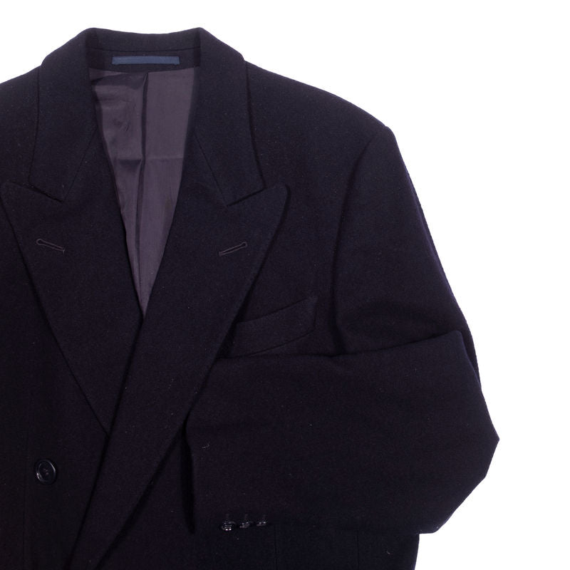 Navy Double Breasted Coat