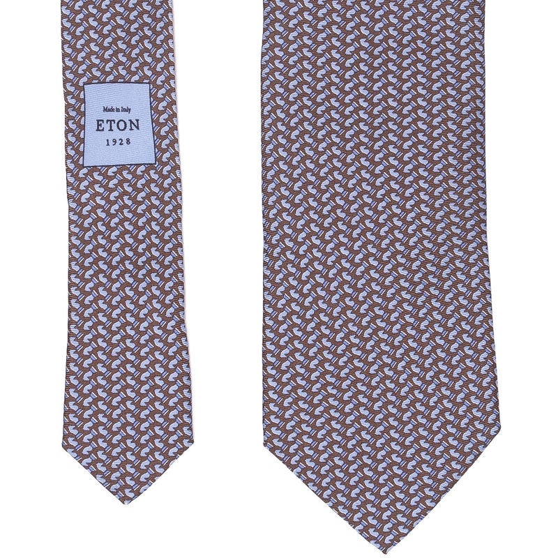 Brown Patterned Tie