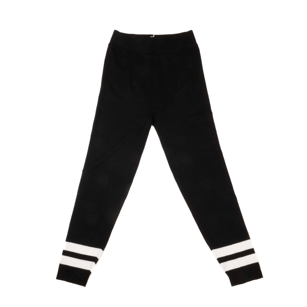 Black Ski Base Layer Pants Cashmere