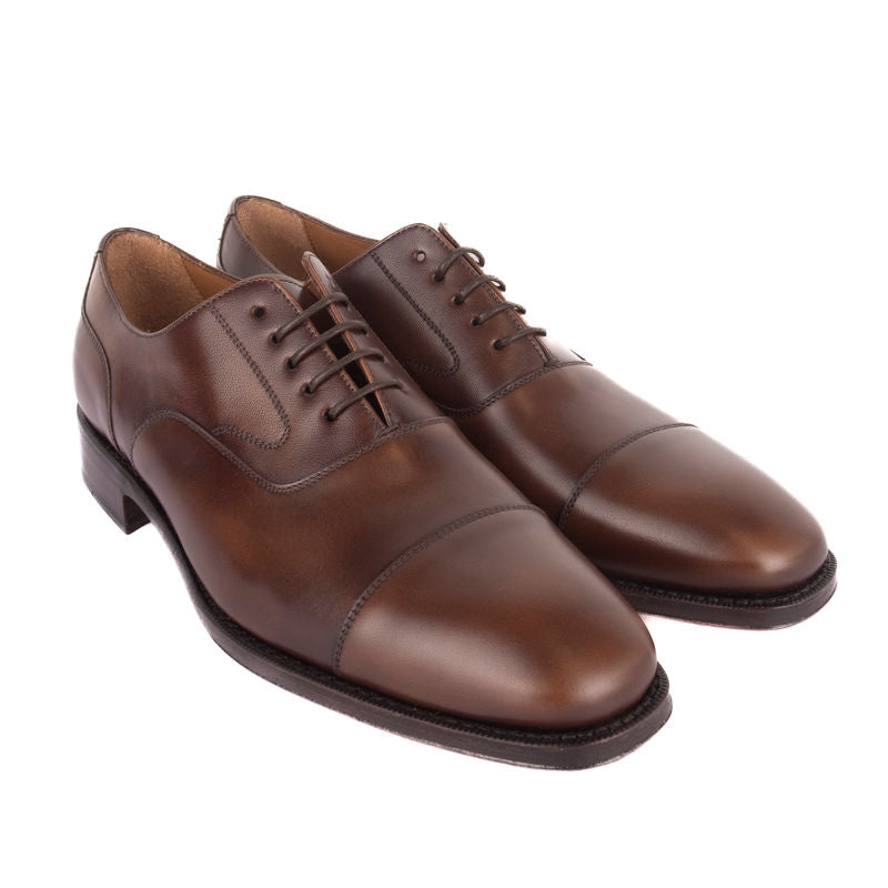 Box Calf Brown Cap Toe Oxfords