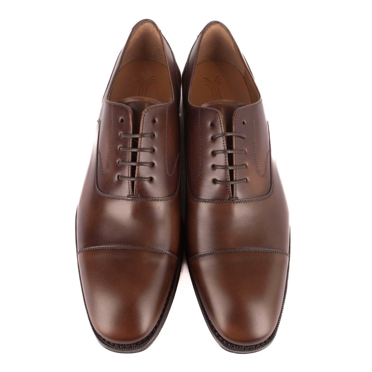 Box Calf Brown Cap Toe Oxfords