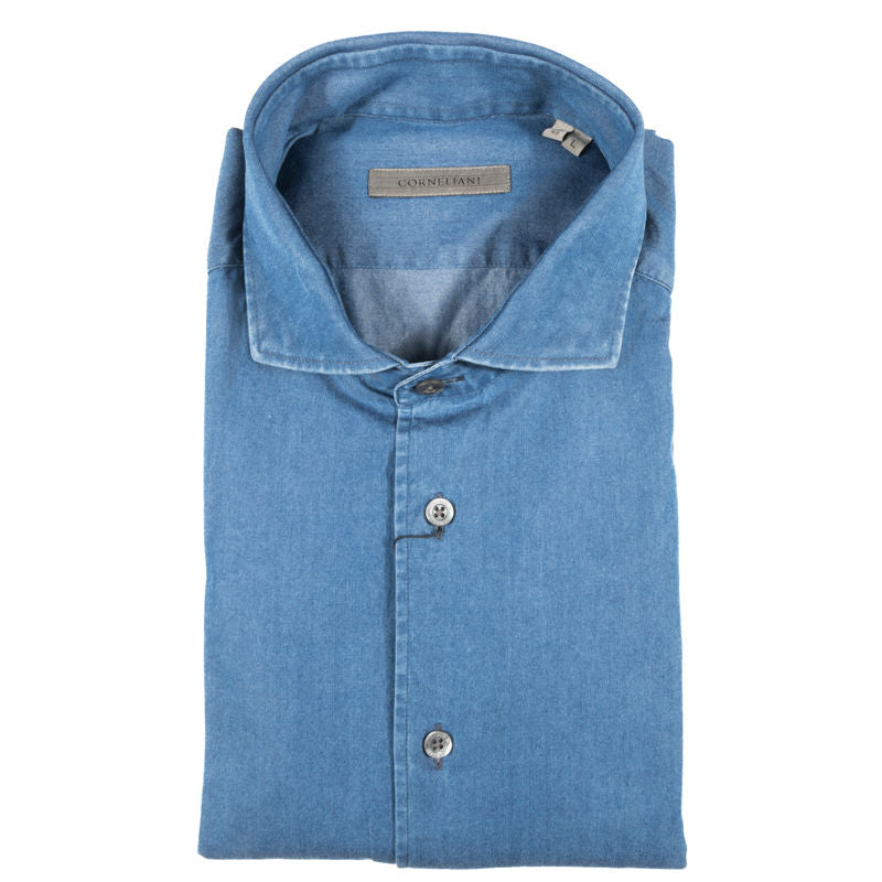 Blue Denim Casual Shirt 38