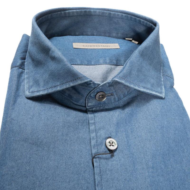 Blue Denim Casual Shirt 38