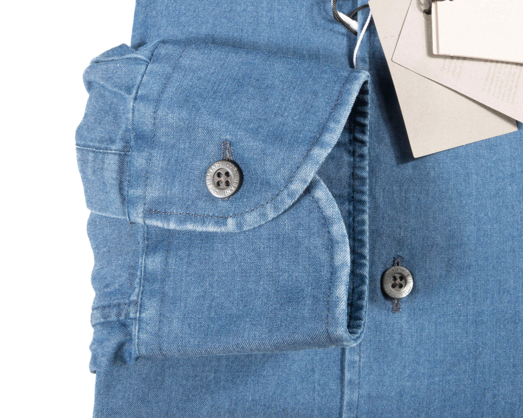 Blue Denim Casual Shirt 38