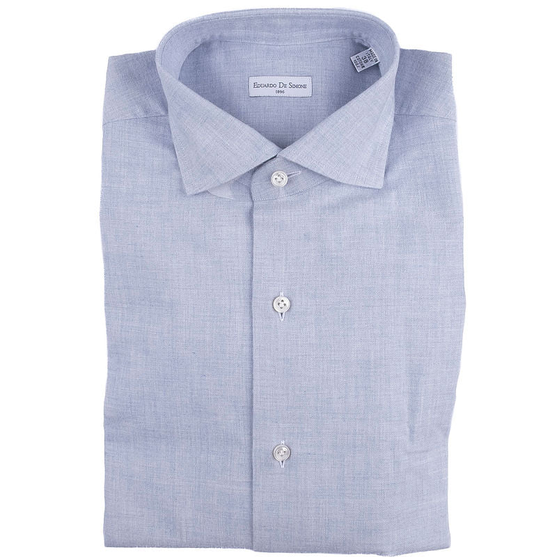 Neapolitan Hand Tailored Pale Blue Shirt
