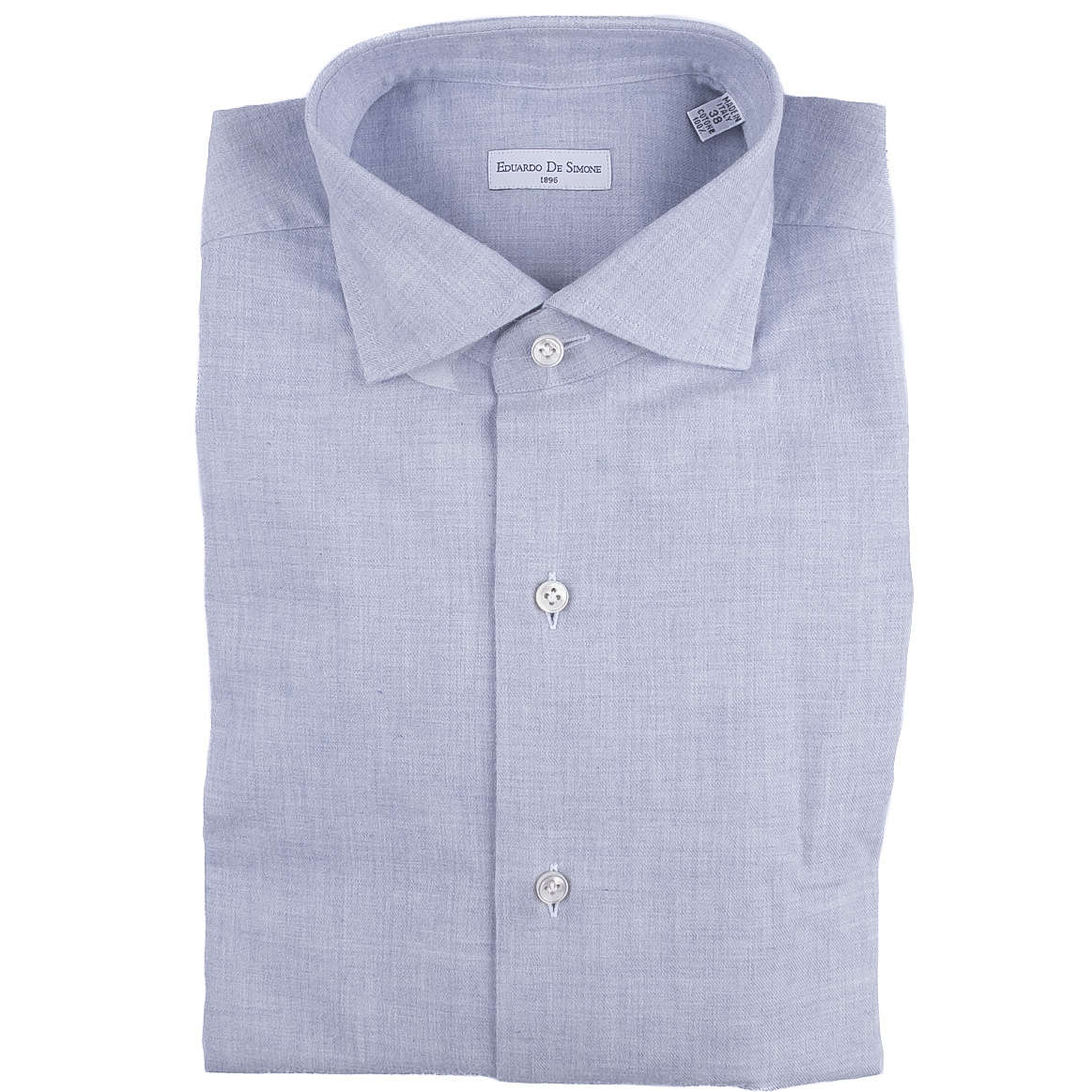 Neapolitan Hand Tailored Light Blue Shirt