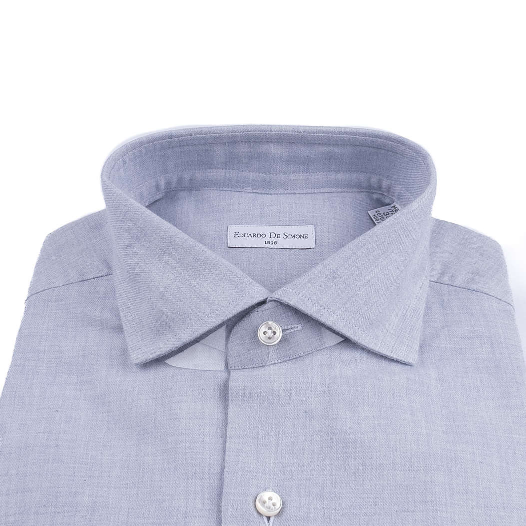 Neapolitan Hand Tailored Light Blue Shirt