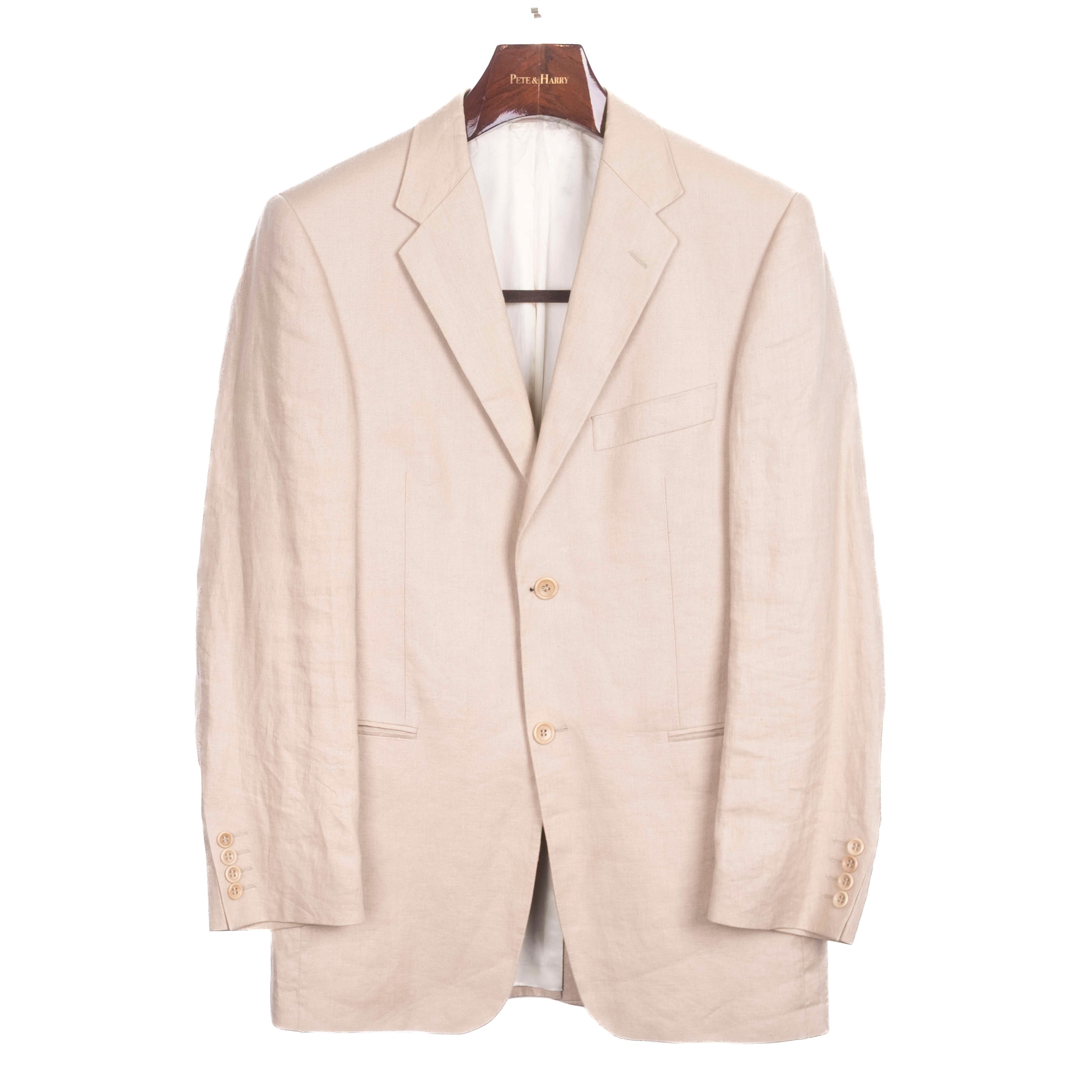 Beige Linen Sport Coat