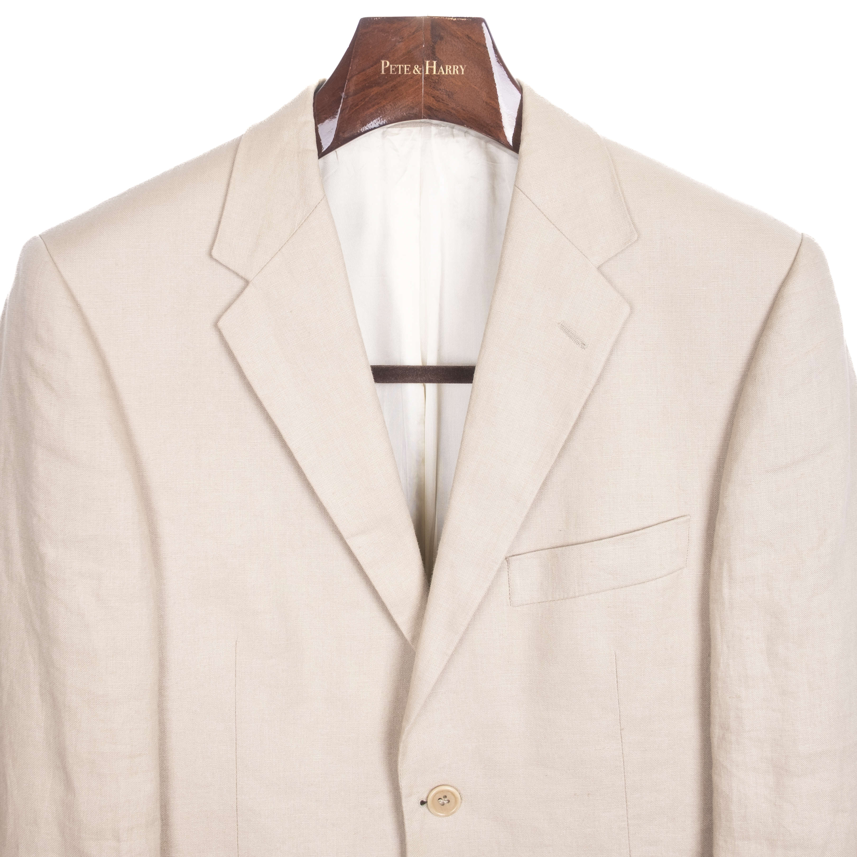 Beige Linen Sport Coat