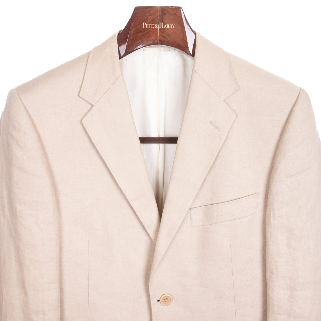 Beige Linen Sport Coat