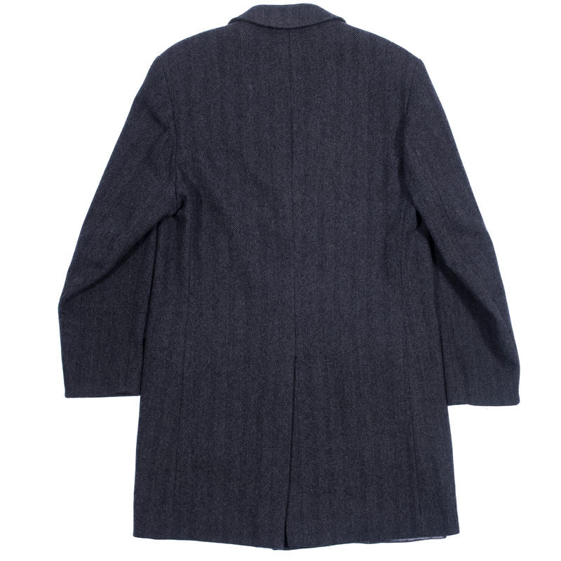 Dress Borni Grey Herringbone Coat Sz 50