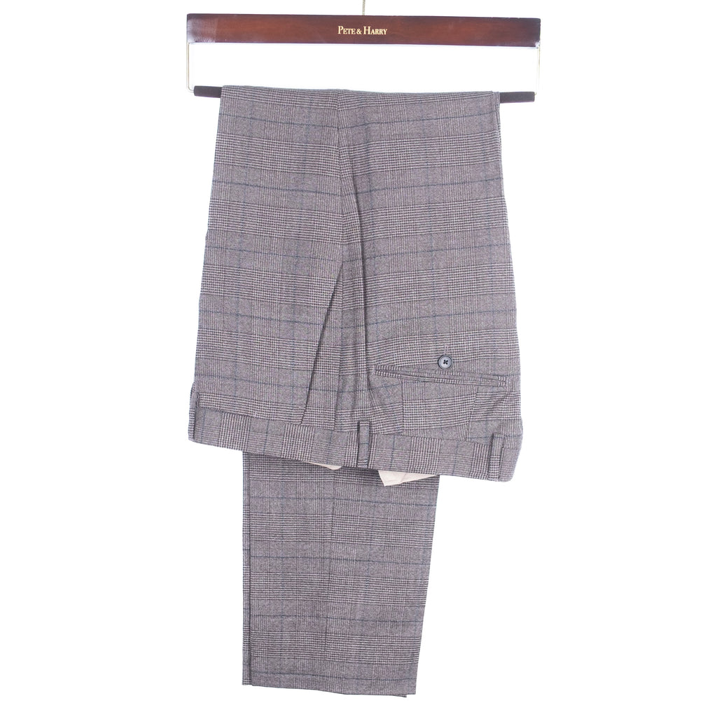 Brown Prince of Wales Check Suit