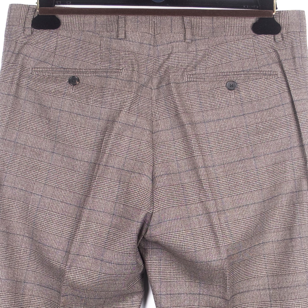 Brown Prince of Wales Check Suit