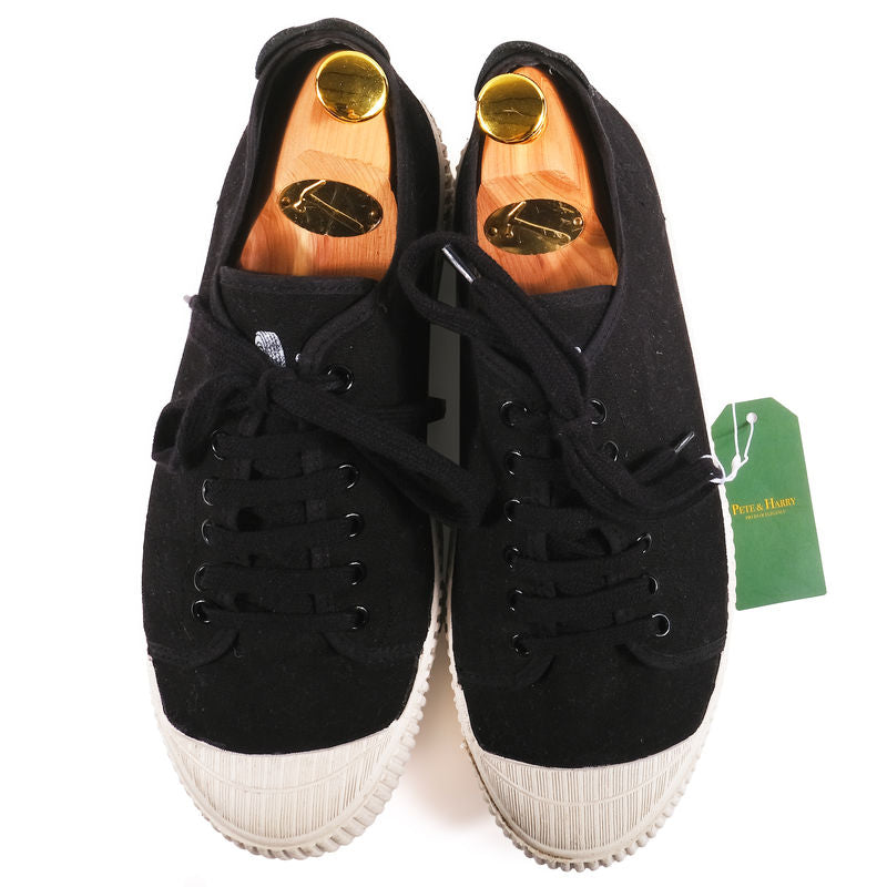 Car Shoe Black Canvas Sneakers