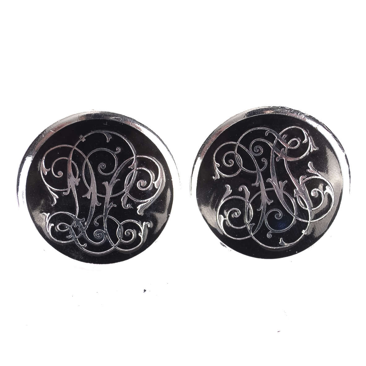Black Shield Cufflinks