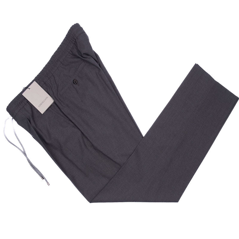 Grey Drawstring Casual Trouser