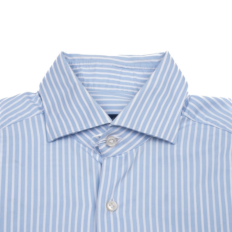 Blue with White Stripe Business Shirt