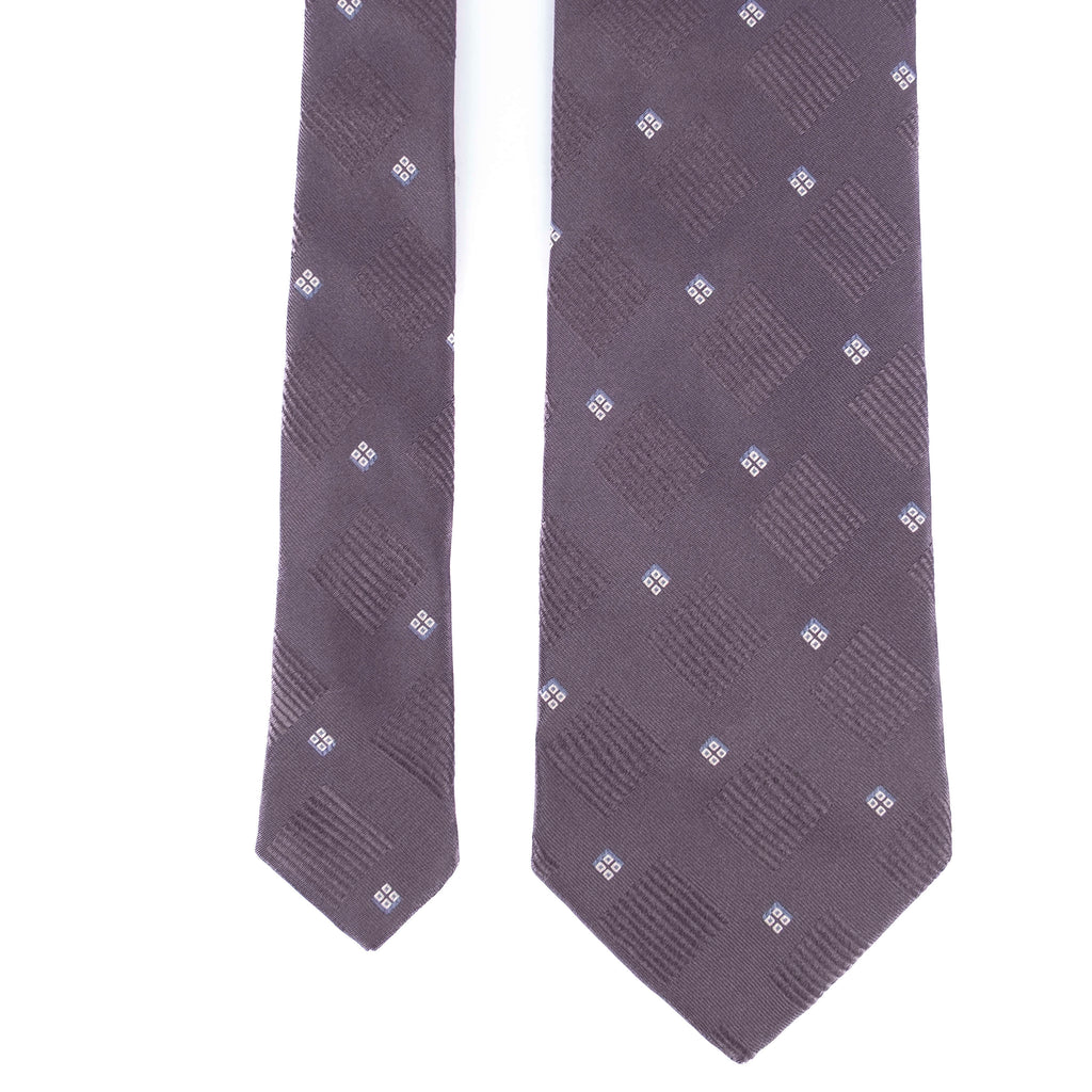Navy Patterned Tie