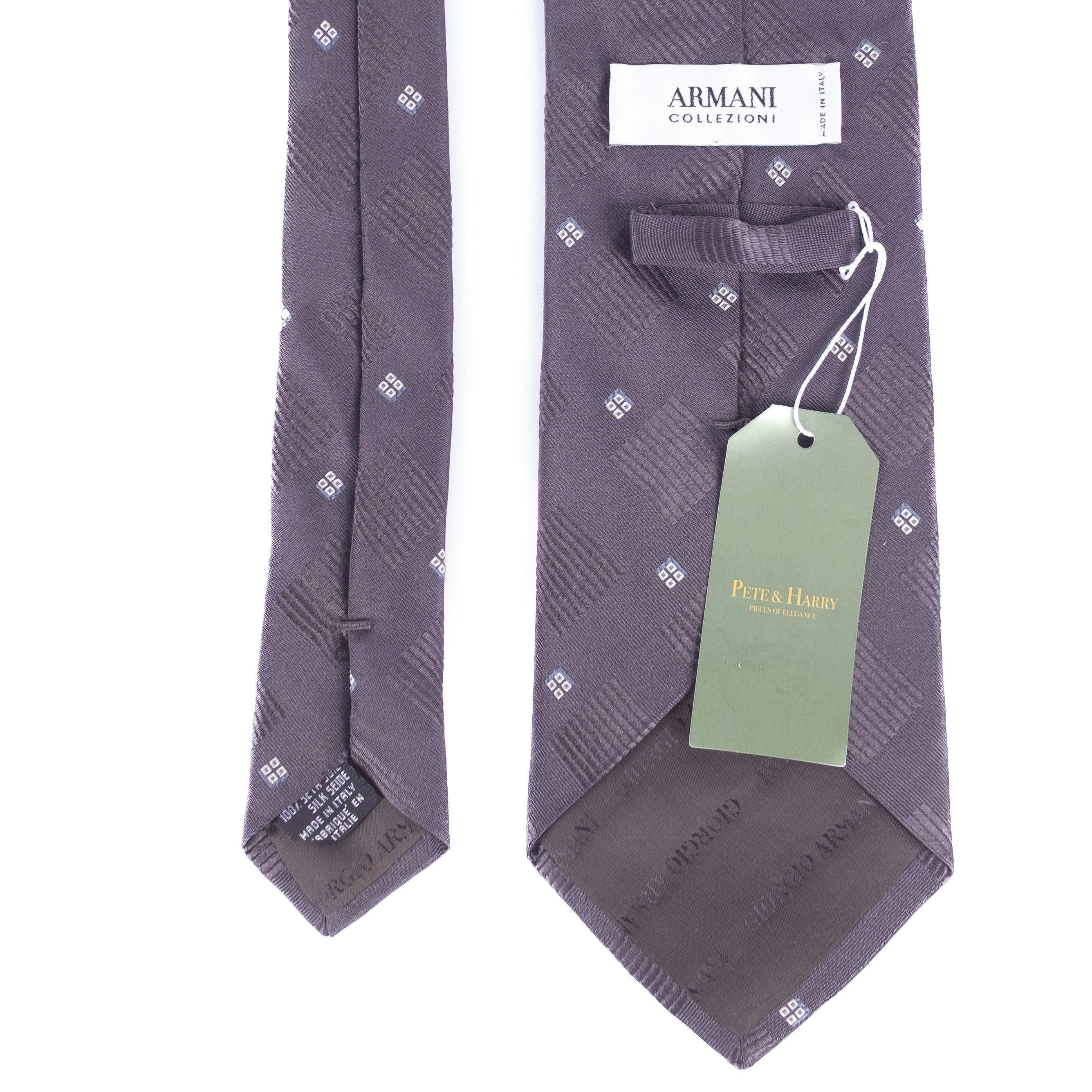Navy Patterned Tie