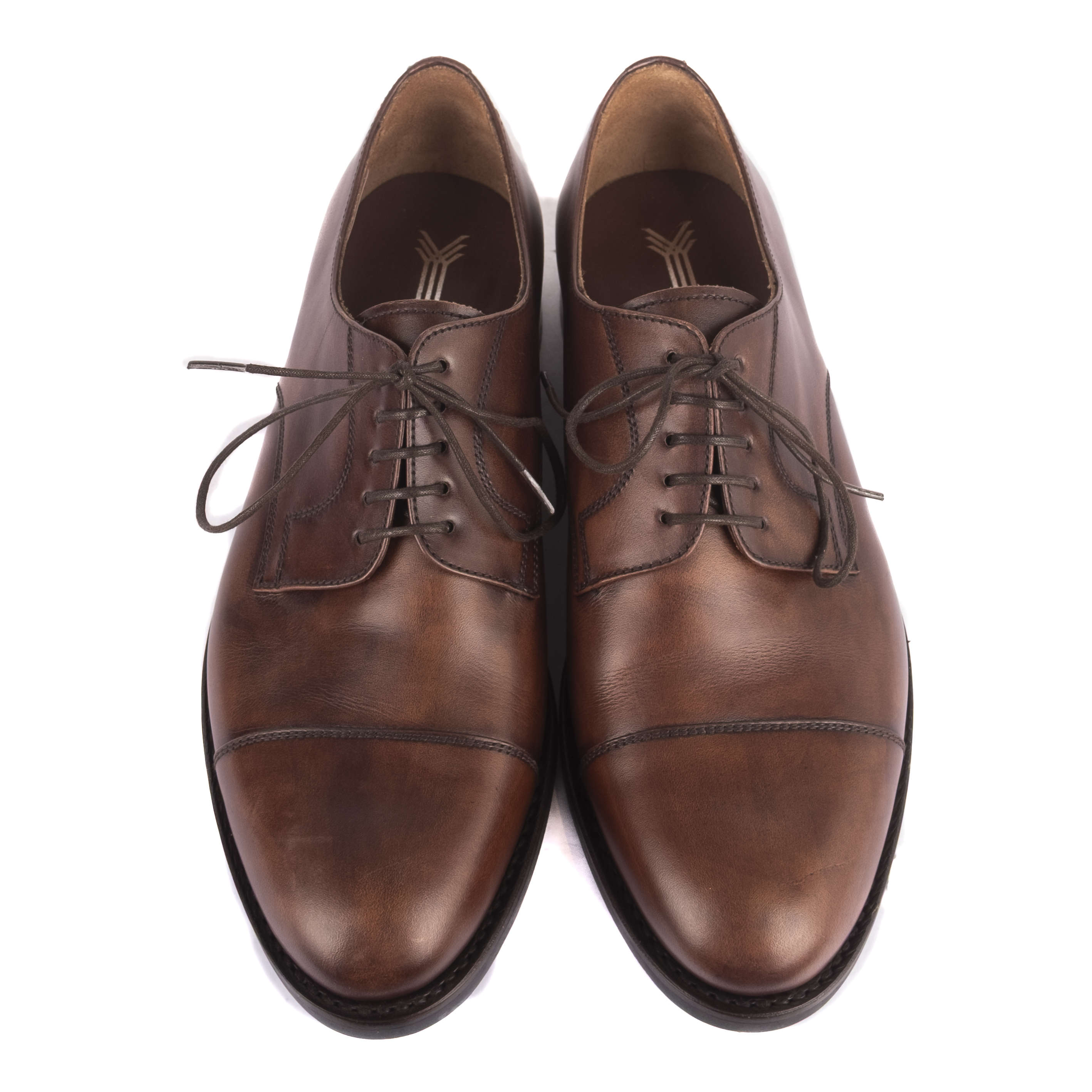 Box Calf Brown Cap Toe Derbie
