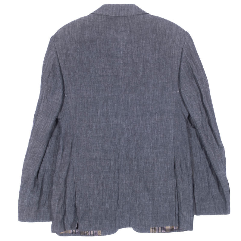 Cerruti 1881 Grey Blue Linen Summer Sport Coat