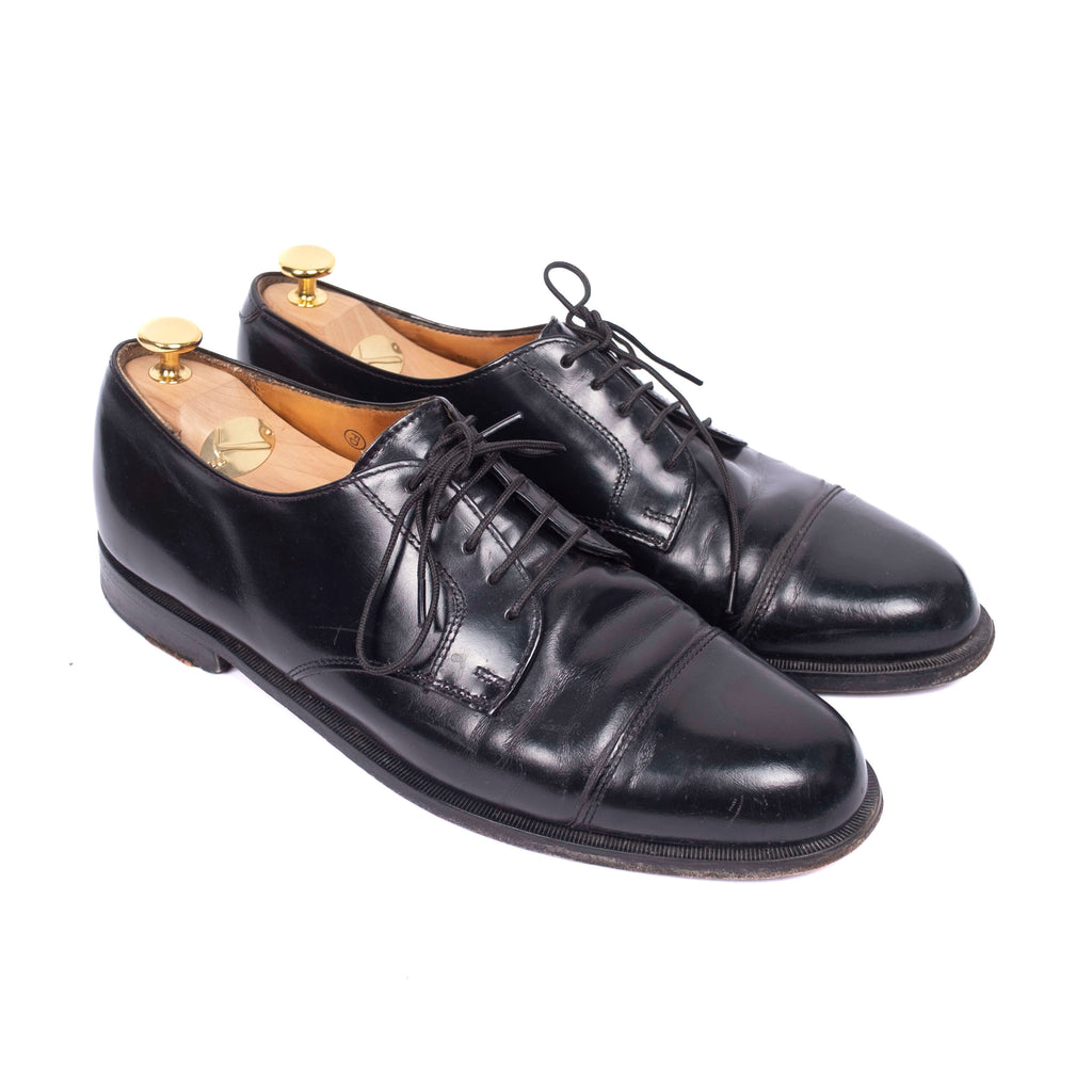 Black Cap Toe Derbies