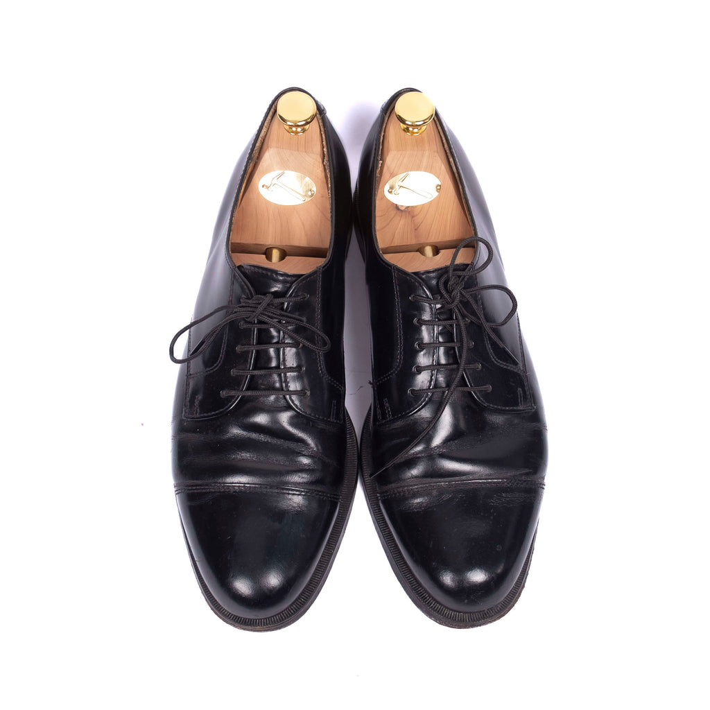 Black Cap Toe Derbies