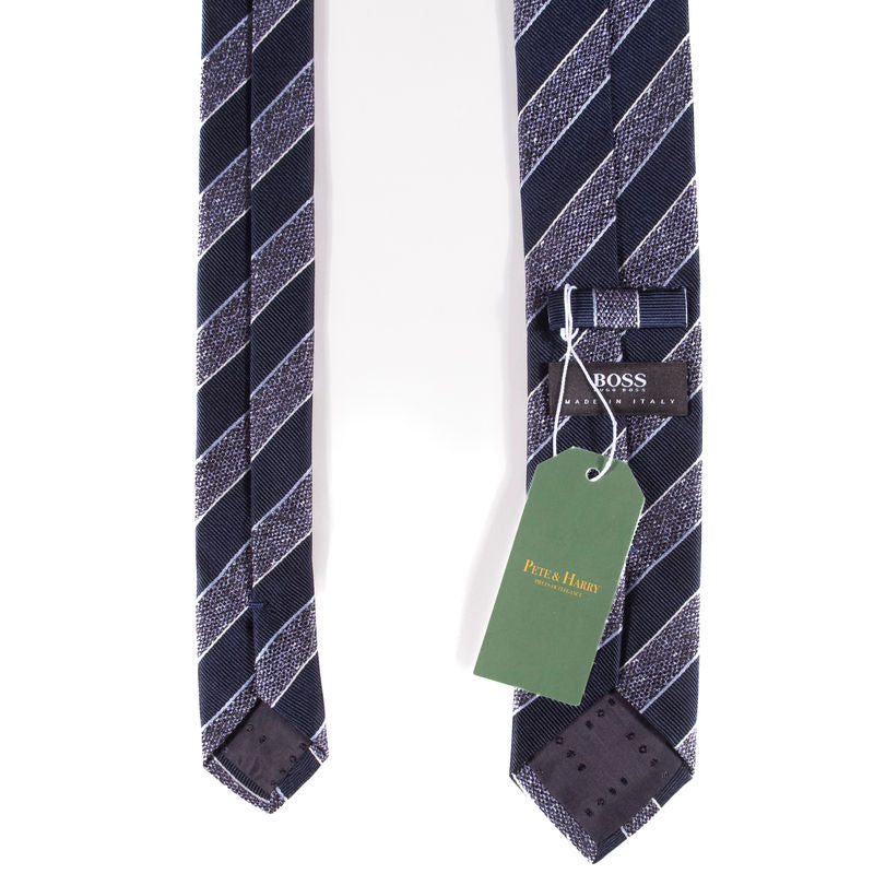 Hugo Boss Blue Stripe Tie