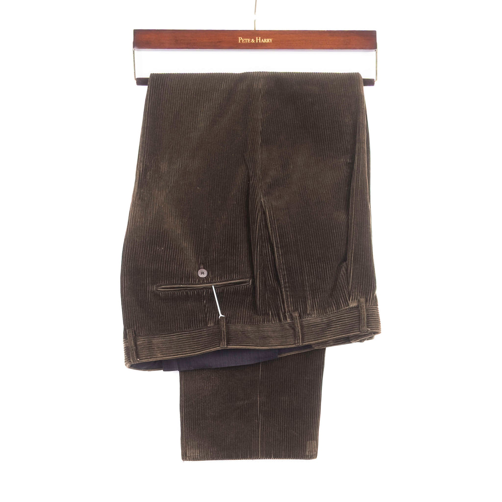Green Corduroy Casual Trouser