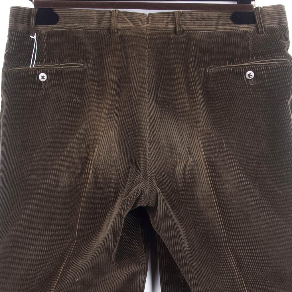 Green Corduroy Casual Trouser