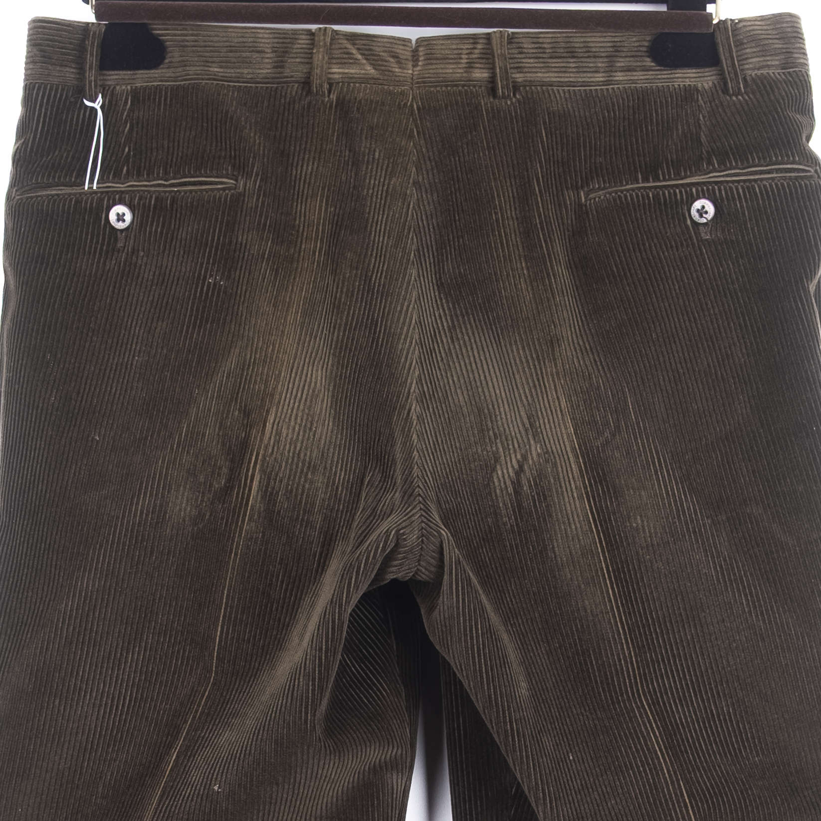 Green Corduroy Casual Trouser