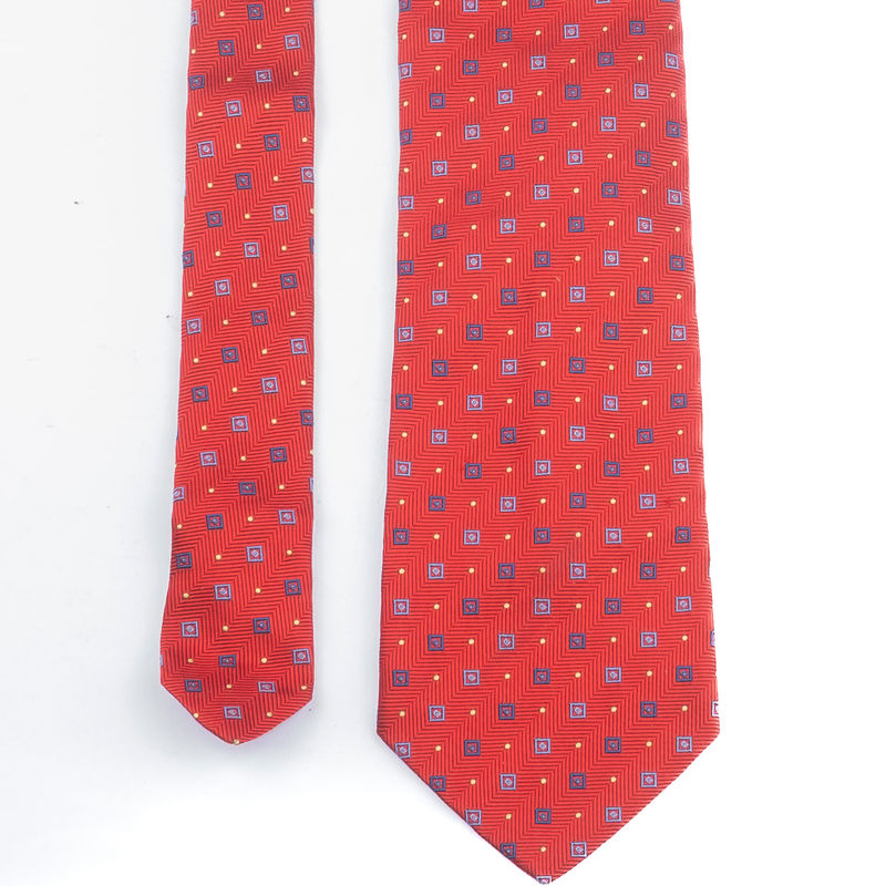 Red Patterned Tie