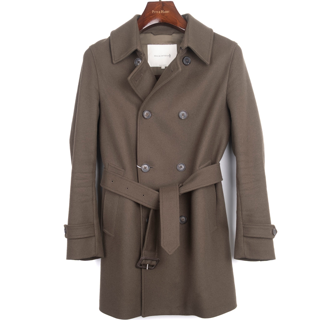 Dark Green Double Breasted Coat