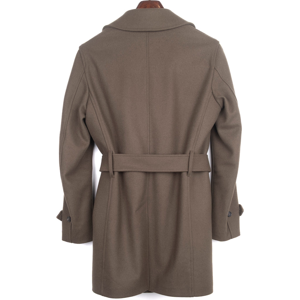 Dark Green Double Breasted Coat