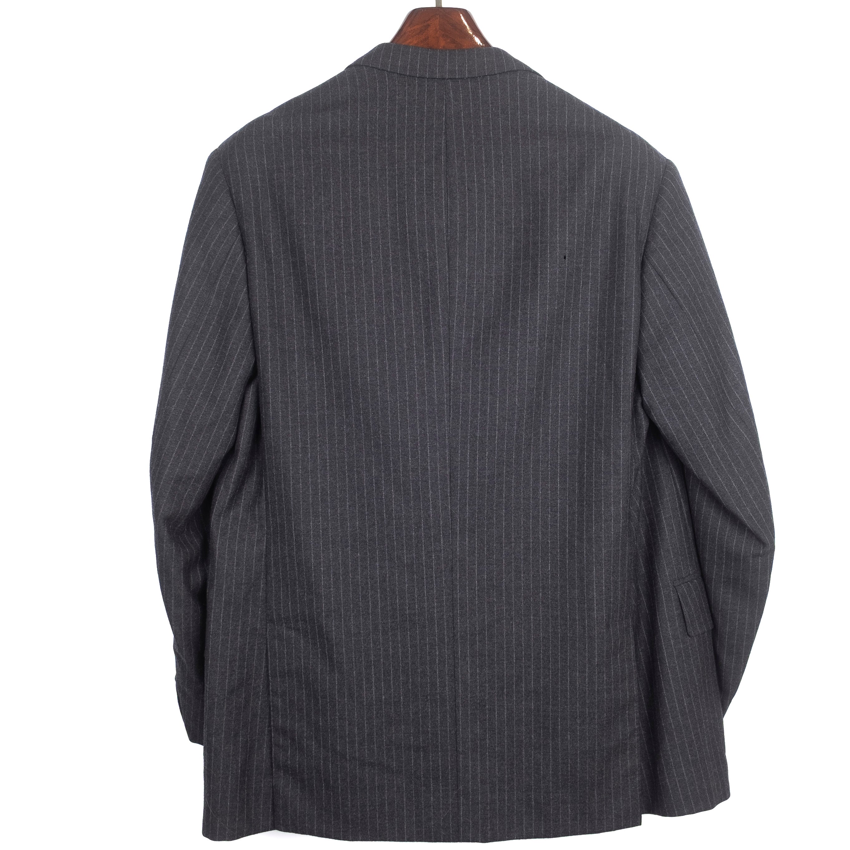 Charcoal Pinstriped 4 Button Suit