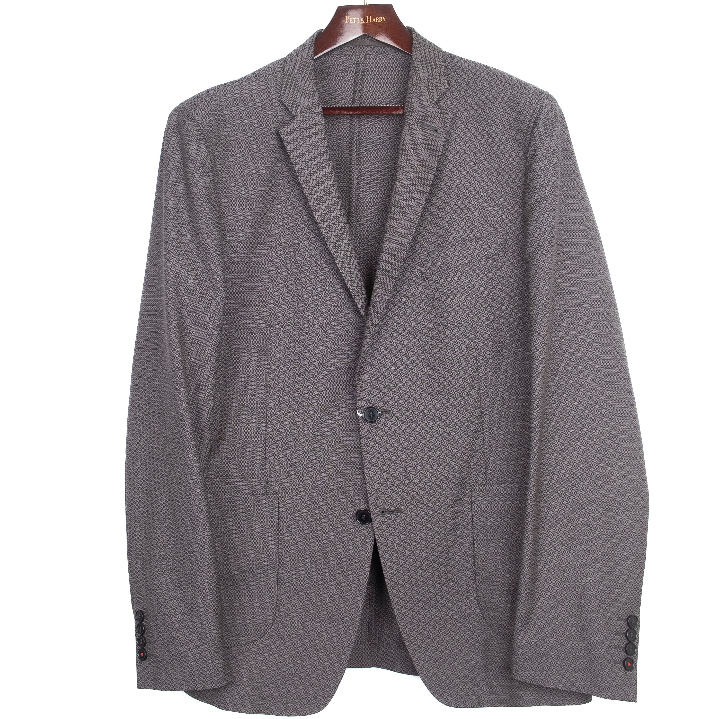 Grey Print Sport Coat