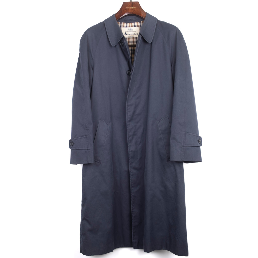Navy Raglan Raincoat