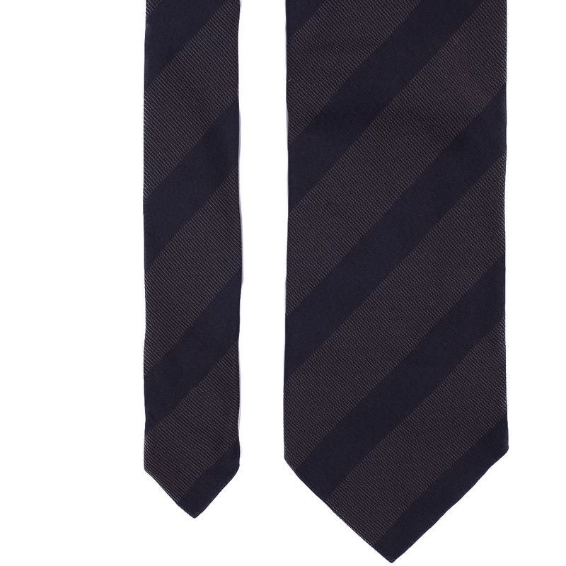 Grey Striped Tie