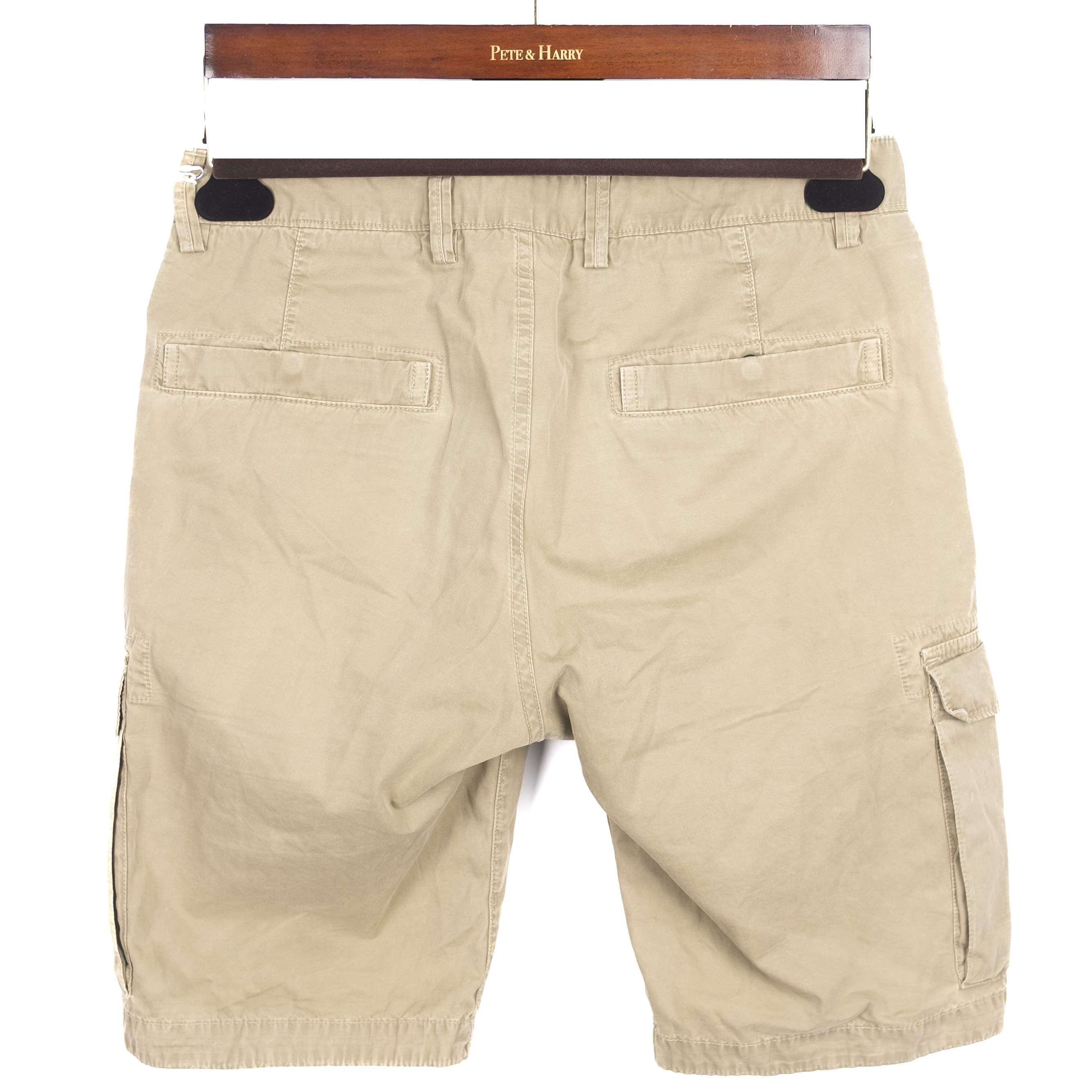 Stone Island Khaki Cargo Short