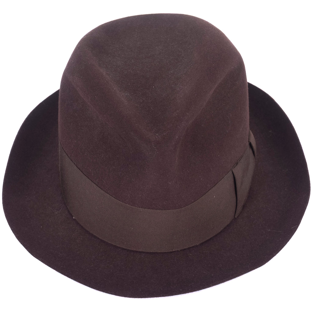Brown Borsalino Fedora