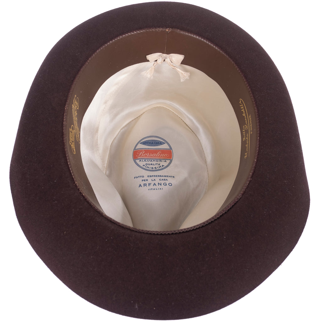Brown Borsalino Fedora