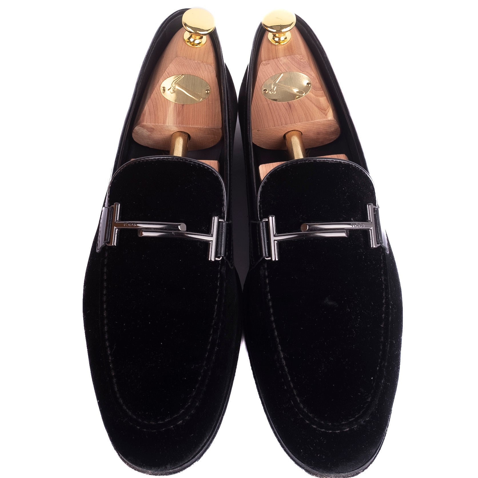 Black Suede Bit Loafers
