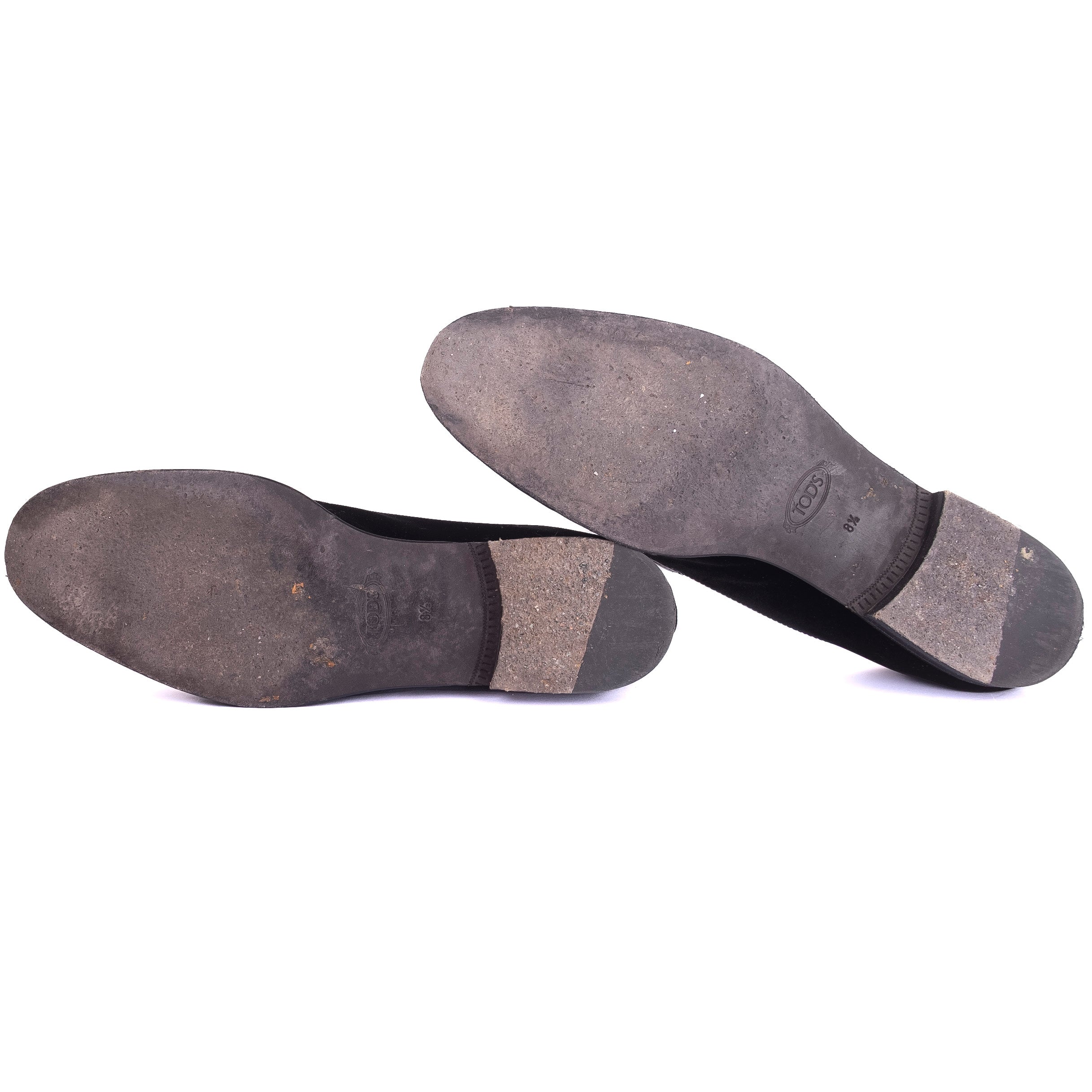 Black Suede Bit Loafers