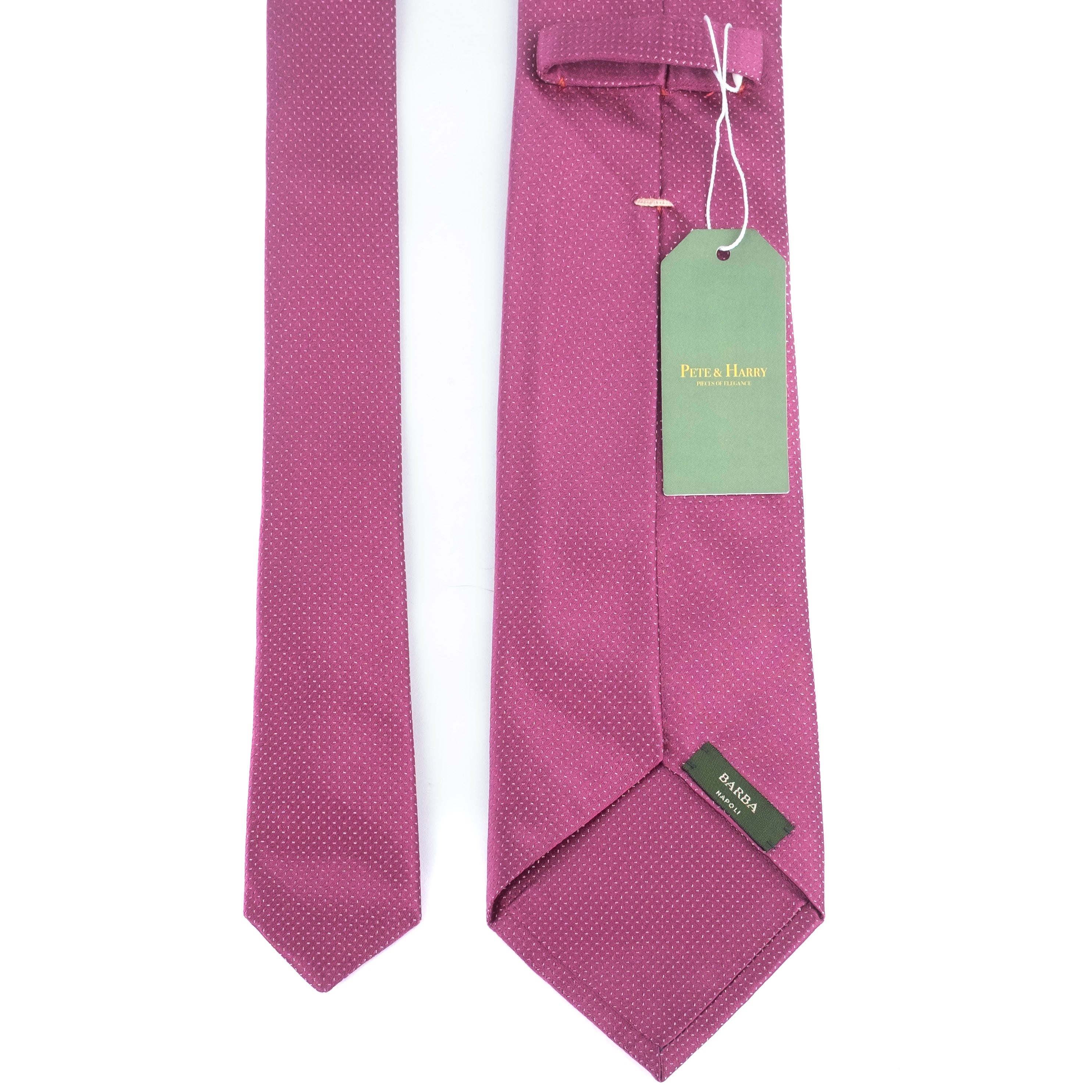 Burgundy Patterned Tie