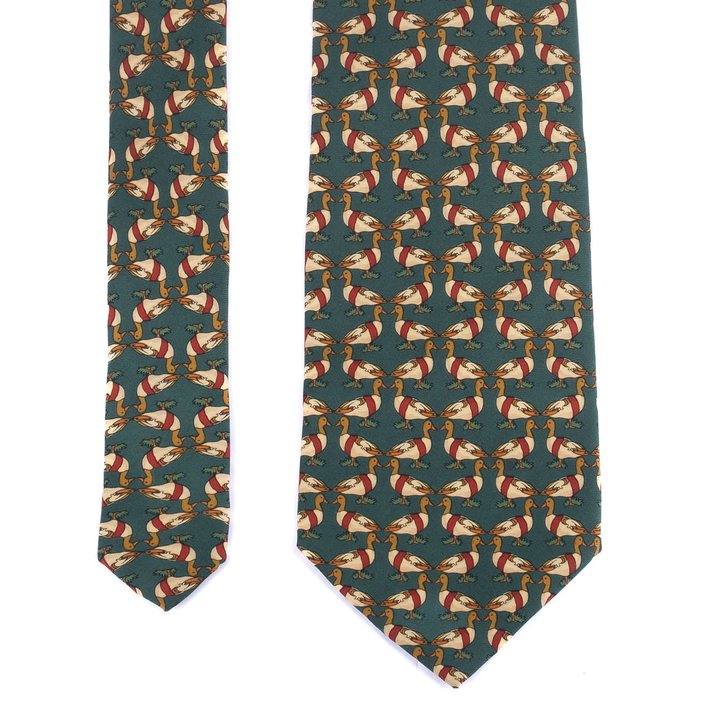 Green Duck Tie