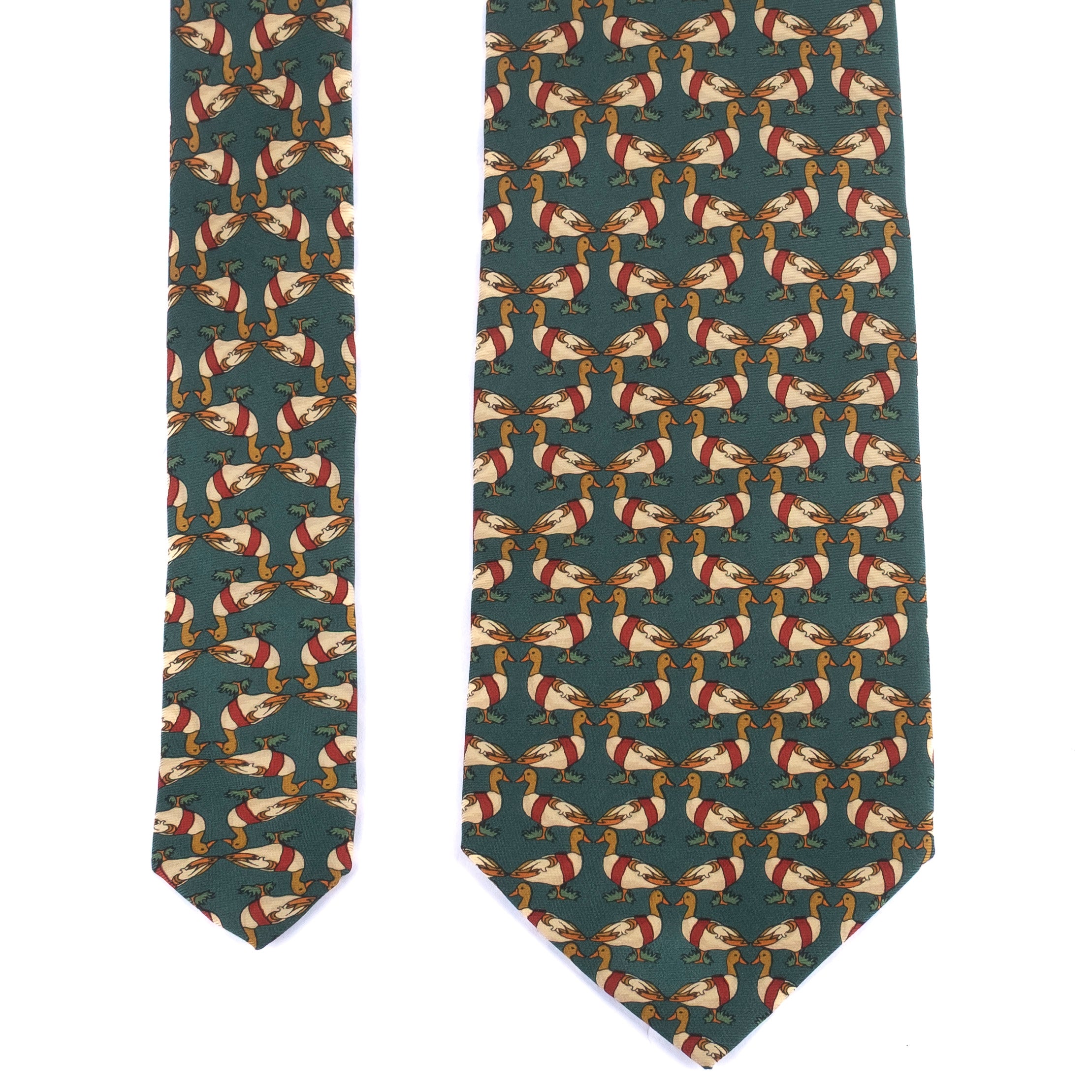 Green Duck Tie